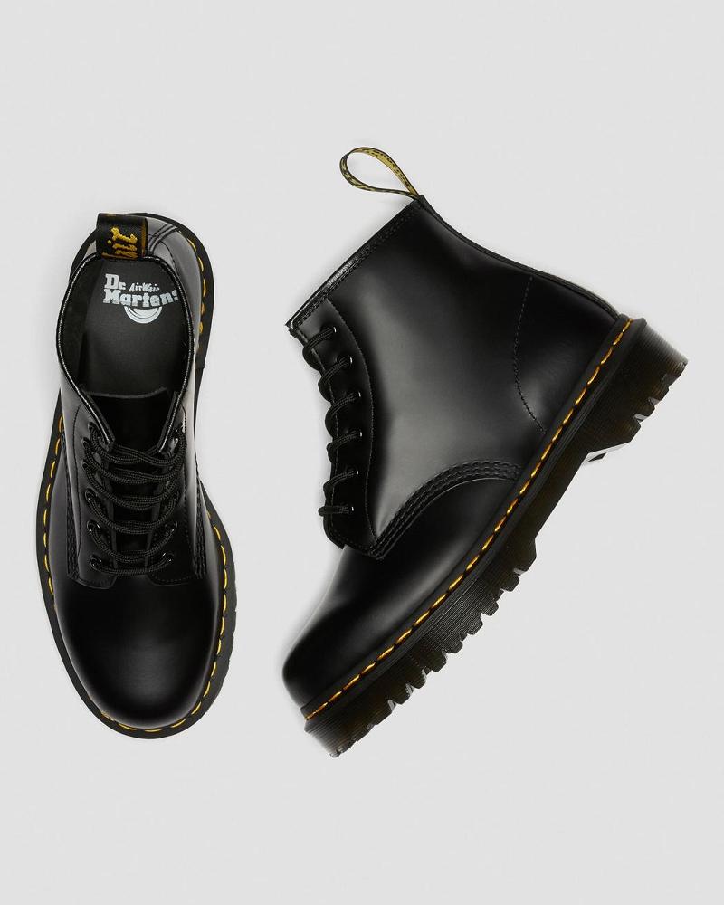 Dr Martens 101 Bex Smooth Leren Enkellaars Dames Zwart | NL 9RVD